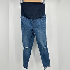 Isabel Maternity by Ingrid & Isabel Blue Ankle Cropped Jeans